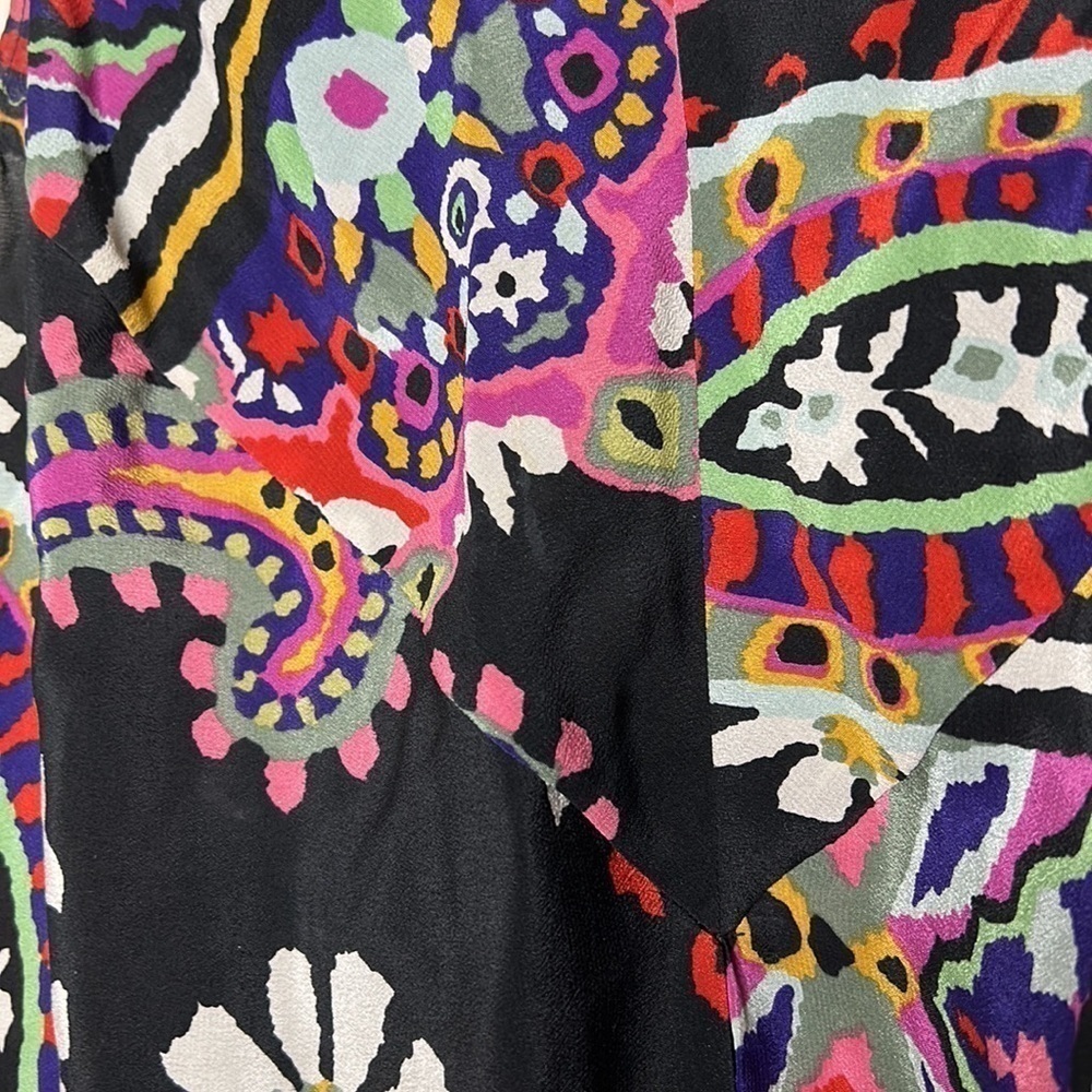 ANTHROPOLOGIE HD IN PARIS Moon Struck Asymmetrical 100% Silk Cami Top Si… - Picture 8 of 14